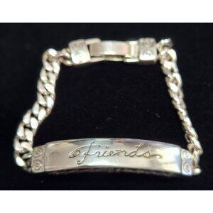 Brighton "Friends" Silver-Plated ID Bracelet